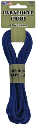 Pepperell Braiding Parachute Cord 4mmx16'-Royal PARA-1619