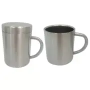 304 Stainless Steel Coffee Mugs with Handle Thermal Coffee Mug for Men & Women