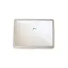 Wells Rectangular 22 x 16 Ceramic Undermount Bathroom Sink Vanity White
