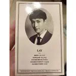 EXO XOXO(KISS&HUG)台壓版 中文版LAY小卡