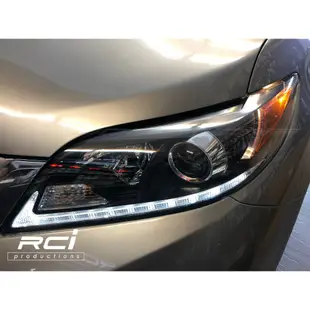 台灣 SONAR 製 TOYOTA SIENNA 11-14年 LED DRL 魚眼大燈組