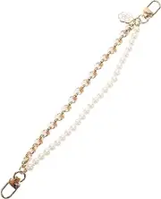 Tofficu Bag Strap Extender with Pearl Accents Stylish Chain Replacement for Handbags Crossbody Bags and More Versatile and Durable Design for Everyday Use