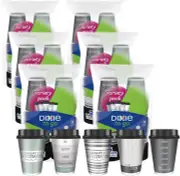 Dixie to Go Disposable Hot Beverage Paper Coffee Cups with Lids, 12 Oz, 156
