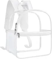 Busiuw Clear Backpack for Stadium Events 12x12x6 Mini Small Clear Backpack