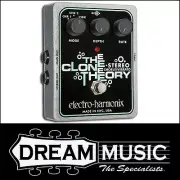 Electro Harmonix EHX Stereo Clone Theory Analog Chorus/Vibe FX Pedal RRP$349