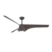 Minka Aire F839L-DM Airewave 65" Dark Maple LED Ceiling Fan with Remote Control