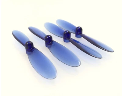 Hubsan X4 H107D Transparent Clear Blue Propeller Blades Props Rotor Set