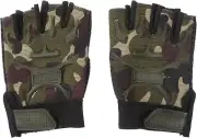 Sosoport 1 Pair Half Finger Gloves Children Bicycle Gloves Half Finger Mitten...