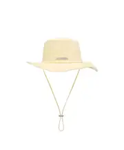 Jacquemus Frayed Expedition Hat 56,58,60,62 light yellow