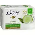 Dove Go Fresh Cool Moisture /Dove Beauty Bar Cucumber and Green Tea 4oz 2- Bars