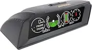 Autool X90 Smart GPS Slope Meter Color HD LCD Car Head Display Smart Digital Meter Alarm Speed, Altitude, Direction, Slope, Time, Voltage Support 12V OBDII Diesel & Gasoline Vehicles