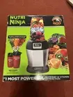 Ninja Professional Blender BL450 900 Watts W/Base Blade, 2 Cups & 2 Lids Works!