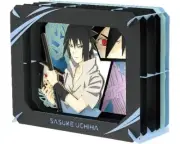 Naruto Sasuke Uchiha Paper Theater JUMBO H128×W160×D68mm ENS-PT-J02 Japan