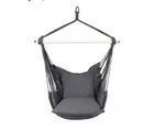 Highwild Hammock Chair Hanging Rope Swing - Max 500 Lbs Grey