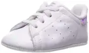 Adidas Toddler Girls Size 3K Originals Stan Smith Crin Sneaker Shoes, White, NwB