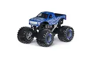 Monster Jam, Official Blue Thunder Monster Truck, Die-Cast Vehicle, 1: 24 Scale