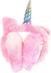 [WATIIFUFU] Unicorn Ear Warmer Headband Boys and Girls Warm Earmuff Plush Winter Ear Muff Random