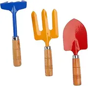 1 Set Colorful Metal Sand Shovels for Gardening Beach Tool Unisex Digging Promotes Coordination Parent Interaction Safe Handles