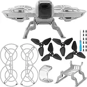 Craznick Propellers for DJI Neo Drone - 4Pcs Accessories Set with Propeller Guard Protector Landing Gear Lens Cover Low Noise Props for DJI Neo Drone Accessories Bundles