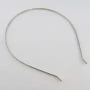 Bulk 10pcs DIY Metal Alice Head Band 3mm x Approx 380mm Platinum Colour