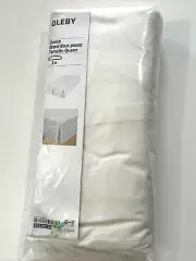 IKEA OLEBY Bed Skirt White Queen Size 502.241.25 New