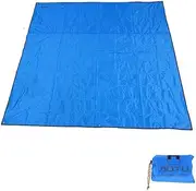 Winise 215cmx215cm Waterproof Tarps Picnic Blanket Mat Camping Moisture Barrier Outdoor Multifunctional Tent Tarp Footprint Ground Sheet Mat with Drawstring Carrying Bag