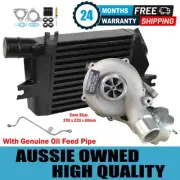 Upgrade Billet Turbo+Intercooler+Oil Feed Pipe For Mitsubishi Challenger 2.5L