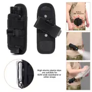 Tactical Flashlight Holster Duty Belt Pouch Rotatable Clip 360 Degree Holder