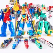 Gaint Savers Railway Vanguard Omega Rail Saver Transformation Robot Figure Set