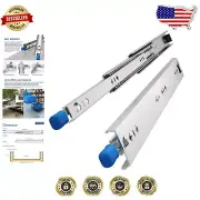 18-Inch Ball Bearing Drawer Slides (Lock-in, Lock-Out) - Heavy Duty Support