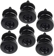 GLSTOY 6pcs Guitar Strap Locks End Pins for Electric Acoustic Guitar Bass Easy Install Locking Buttons Smooth Surface Design present for Musicians