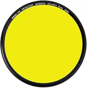 Kase Wolverine Revolution Yellow #8 Black & White Filter Magnetic Shockproof Tempered Optical Glass (49mm)