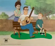KING OF THE HILL Animation Sericel Art Cel 20th Century Fox Mike Judge