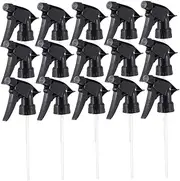 Generic 15Pcs Spray Bottle Replacement Nozzle Leakproof Spray Heads for Bottles for Gardening Cleaning and Air Freshener Use Durable Material