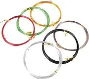 6pcs Bonsai Tree Training Wires 1.0mm*5m Aluminum Bonsai Wires Plant Climbing Support