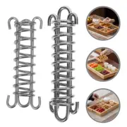 2pcs Dog Leash Spring Heavy Duty Stainless Steel Bungee Leash