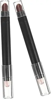 2pcs Eye Makeup Kit Highlighters Blush Palette Palettes Eye Shadow Brush Eyeshadow Palette Cosmetics Gloss Liquid Eyeshadow Stamper Eyeliner Glitter Makeup Sponge Eyelash Black Abs
