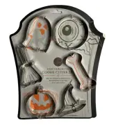 Core Kitchen Halloween Cookie Cutter Set Of 6 Ghost Pumpkin Eyeball 3 to 3.5 in.