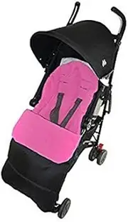 Universal Footmuff for Maclaren Techno Pushchair Pink Rose