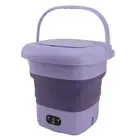 9L Folding Washing Machine Mini Portable Washing Machine Underwear Bucket A