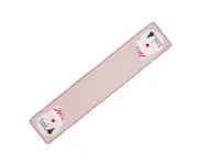 C353 Christmas Decorations Imitation Linen Old Man Table Runner Table Dress Up Tablecloth Scene Atmosphere Layout