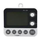 High Quality Dual Line Digital Kitchen Timer CountUp Loud Alarm Stopwatch