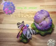 Crow'S Nest Keep Originality Roaming Dinosaurs Sleeping Zero Purple Statue