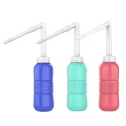 Mini Travel Bidet Handheld Elbow Nozzle Bidet Sprayer Manual Press Flush