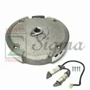 Key Shaft Flywheel & Charging Coil For Head Light on 5.5 6.5HP Snow Blower HS622