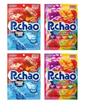 Puchao Gummy n' Soft Candy, Cola, Ramune Soda &4 Fruits Flavors,3.53 Ounces 4 pk