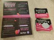 Bachelorette Dare Cards Scratch Off Scavenger Hunt Game Bridal Shower Party