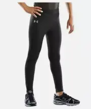 NWT Under Armour Boy ColdGear Compression Legging Pants Full Length YLG New Sz L