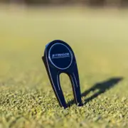 Stinger Black Golf Divot Tool with Bottle Opener
