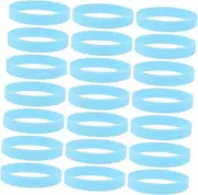 VICASKY Disco Party Favors 100pcs Glow in The Dark Silicone Wristband for Boys and Girls